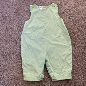 Petit Ami Green Gingham Longall